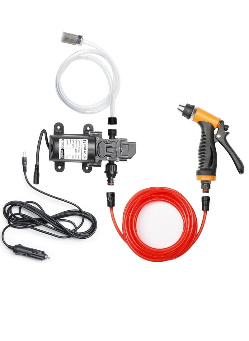 LC Cordless Car Washer 60W With Bag – Portable High-Pressure Water Cleaner with Adjustable Nozzle, 6m Hose, Built-in Filter & 3m Car Lighter Adapter  - Image 1