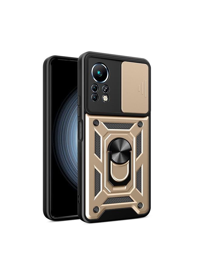 اس-توب جراب لهاتف Infinix Note 11 4G بتصميم غطاء كاميرا منزلق - Image 1