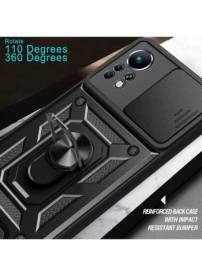 اس-توب جراب لهاتف Infinix Note 11 4G بتصميم غطاء كاميرا منزلق - Image 5