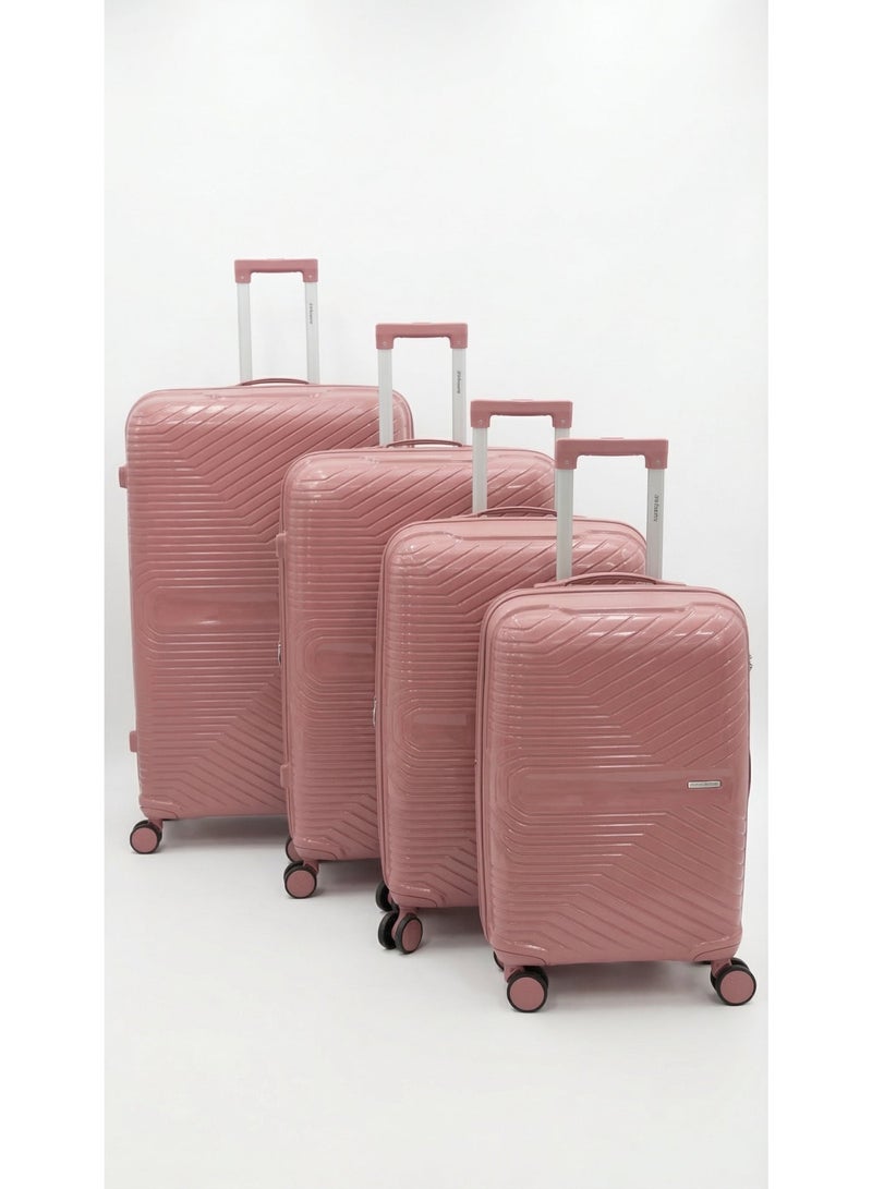 MONSCA Unbreakable Luggege Set of 4, lightweight suitcase for travel - Image 1