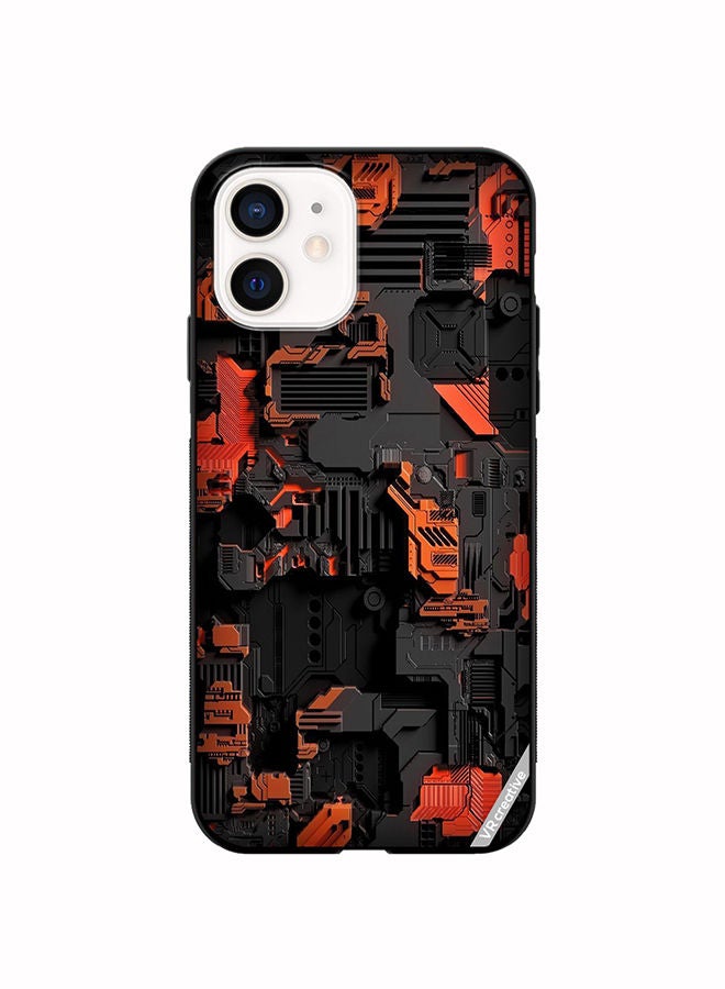 VR CREATIVE غطاء حماية لهاتف Apple iPhone 11 تصميم دائرة متعدد الألوان - Image 1