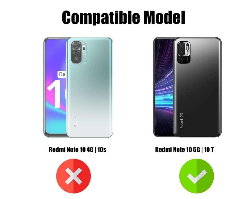 Jkobi Silicone Back Cover Case for Xiaomi Mi Redmi Note 10T 5G | Note 10 5G (Textured Grip Design | Camera Protection | Slim and Light Weight | Soft Touch and Feel | Black) - Image 4