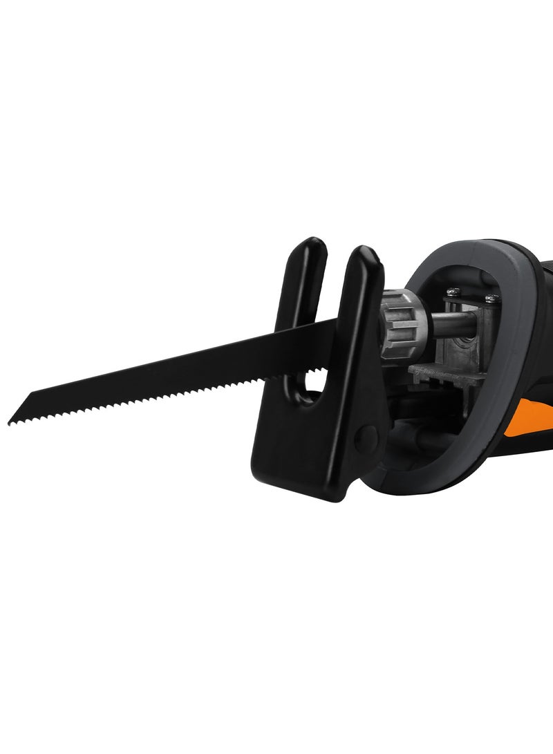 KSEIBI KSA 20V-80, 20V Cordless Reciprocating Saw, 100MM, 1 Battery 201C, Variable Speed, Tool-free Blade Change, Power Reciprocating Saws with Saw Blades for Wood, Metal, Plastic, Soft Metal Cutting.  - Image 4