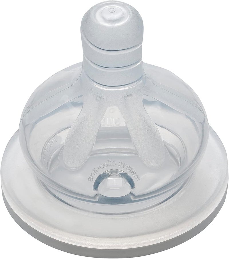 nip Wide Neck PP Bottle - Silicone Round Teat (s), 150 ml, 0M+, made in Germany, Pink - Image 4