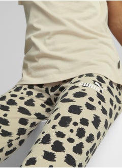 PUMA Essentials Kids Girls ANIMAL Printed Leggings  - Image 2