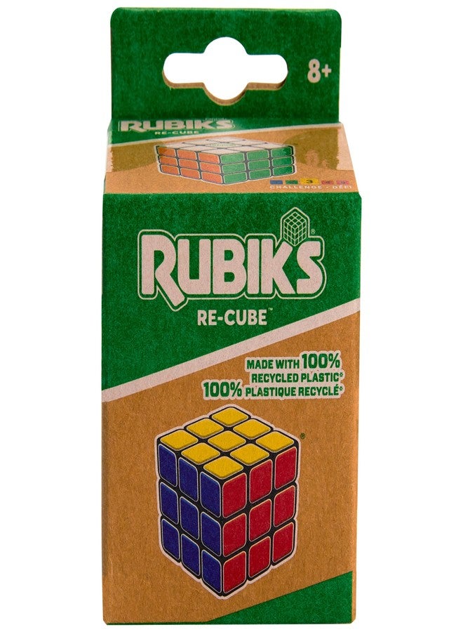 Rubik's Cube Recube 3x3 Puzzle Game for Adults and Children Rubik's Magic Cube – 100% Recycled 3x3 Puzzle Colour Matching – Classic Cube Problem Solving – Children's Toy Age 8+ - Image 2