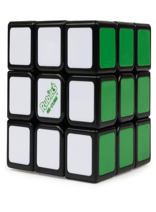 Rubik's Cube Recube 3x3 Puzzle Game for Adults and Children Rubik's Magic Cube – 100% Recycled 3x3 Puzzle Colour Matching – Classic Cube Problem Solving – Children's Toy Age 8+ - Image 1