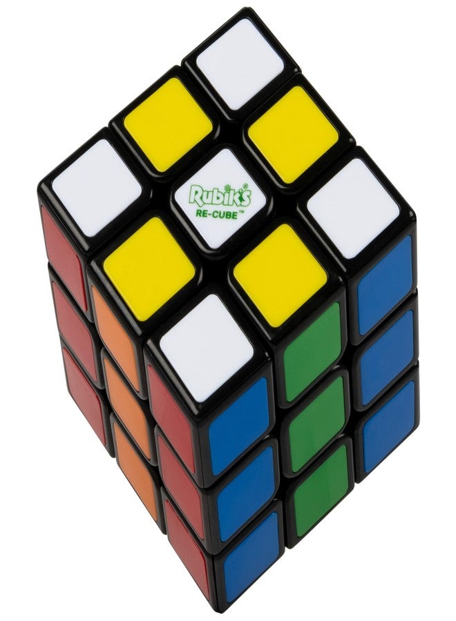 Rubik's Cube Recube 3x3 Puzzle Game for Adults and Children Rubik's Magic Cube – 100% Recycled 3x3 Puzzle Colour Matching – Classic Cube Problem Solving – Children's Toy Age 8+ - Image 4
