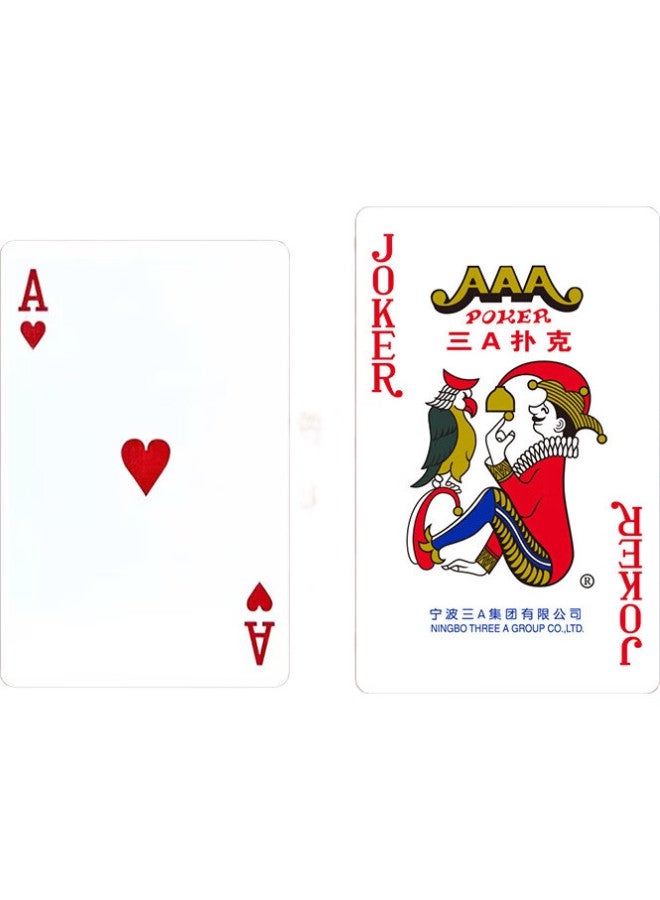 THREEA San A Guandan Playing Cards, Entertainment Guandan Gift, Aaa Card Game Gd002 Dragon Row Guandan Red Twelve Decks - Image 1