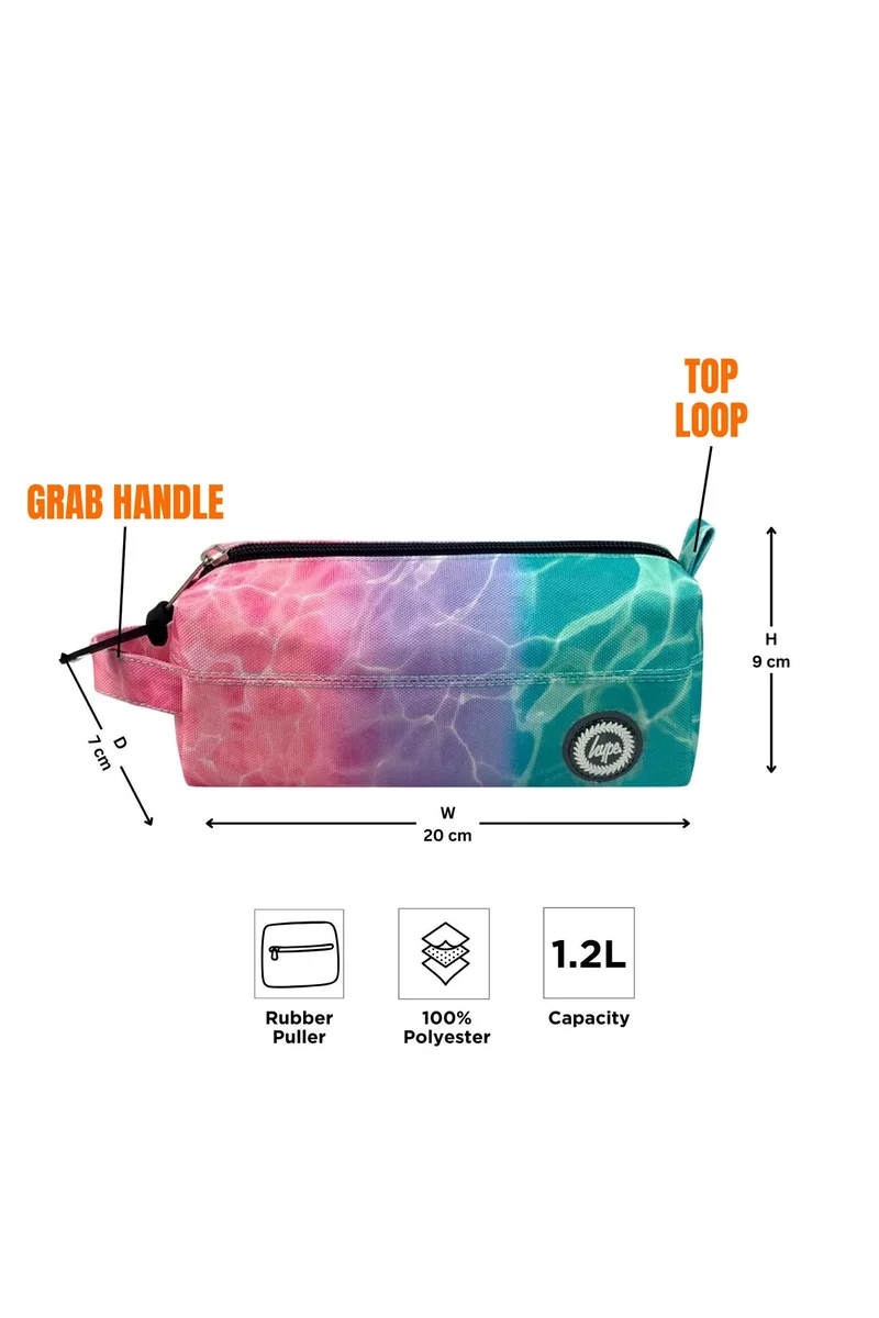 Just Hype HYPE Pencil Pouch Original Pastel Pool
