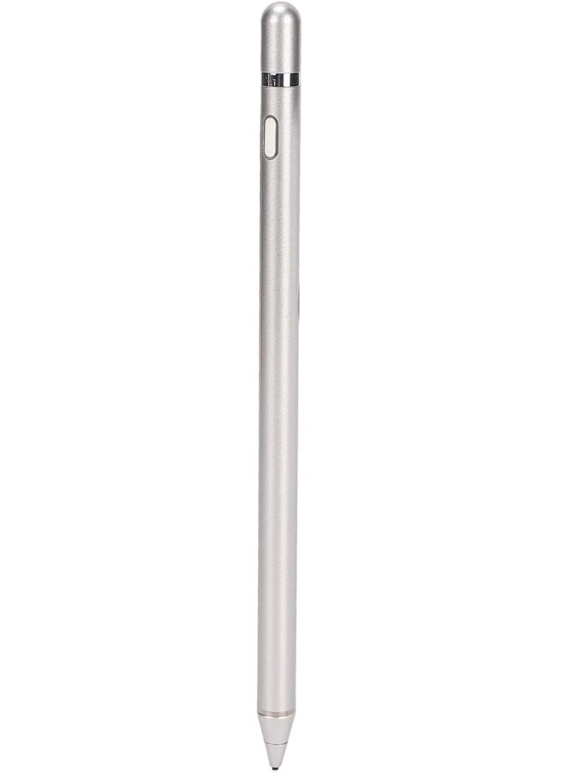 ELTRAZONE Silver Stylus Pen for iPad with Palm Rejection Technology, Ideal for Seamless Note-Taking and Drawing" - Image 1