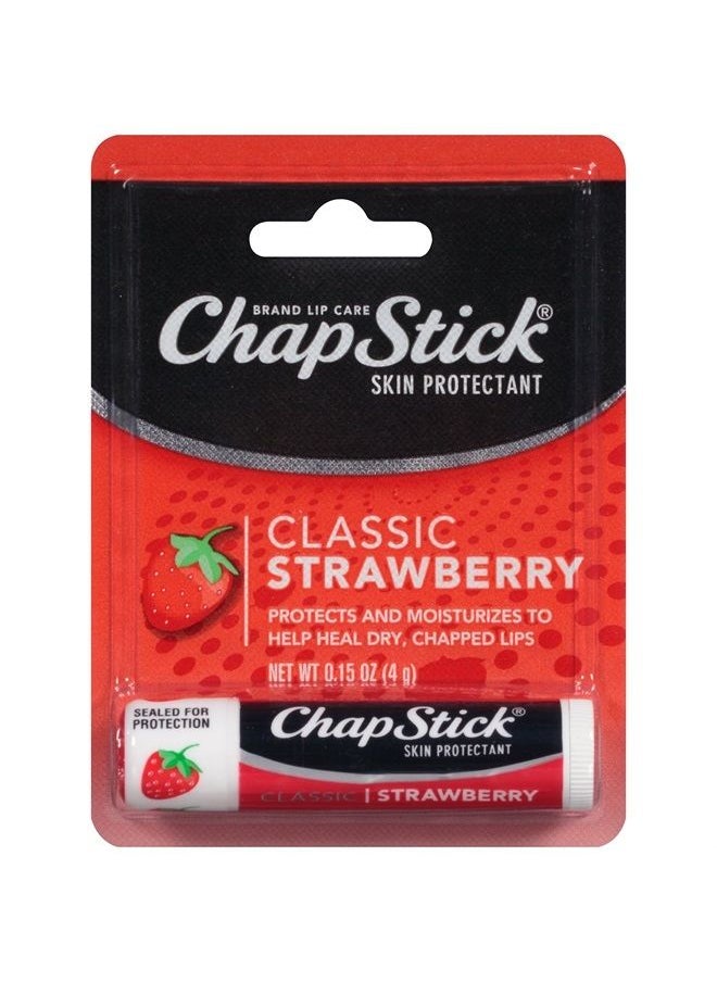 chapstick Classic Skin Protectant (Strawberry, 0.15 Ounce Stick ,24 Count (Pack of 1)  - Image 1