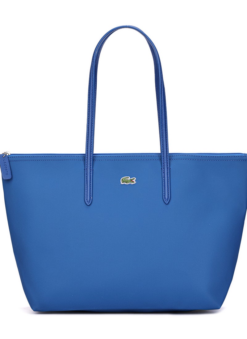 LACOSTE Lacoste Women's Large Shoulder Bag Sapphire Blue Tote Bag Women's Lacoste Crossbody Bag  - Image 1
