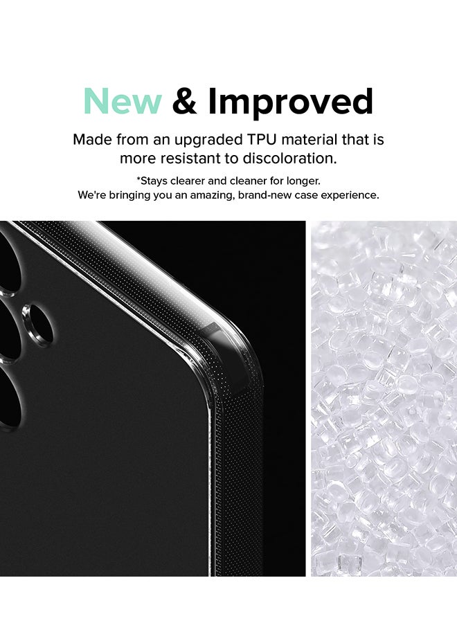 Ringke Fusion Compatible With Samsung Galaxy S23FE 5G Case (2023), Transparent Thin Hard Back Shockproof TPU Bumper Phone Cover Matte Clear - Image 3