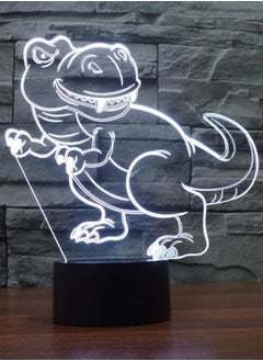3D Illusion Lamp Led Night Light Acrylic Shuttle 16 Colors Table Lamp Novelty Children Birthday Holiday Gift Sleep Table Lamp Dinosaur Dragon