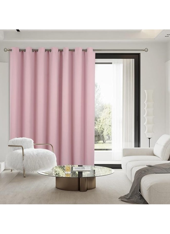 Intex Curtains House - Intex Curtains House Luxury Blackout Curtains-Steel Grommets-Thermal Insulated Fabric-For Room Darkness - 1 Panel - Image 1