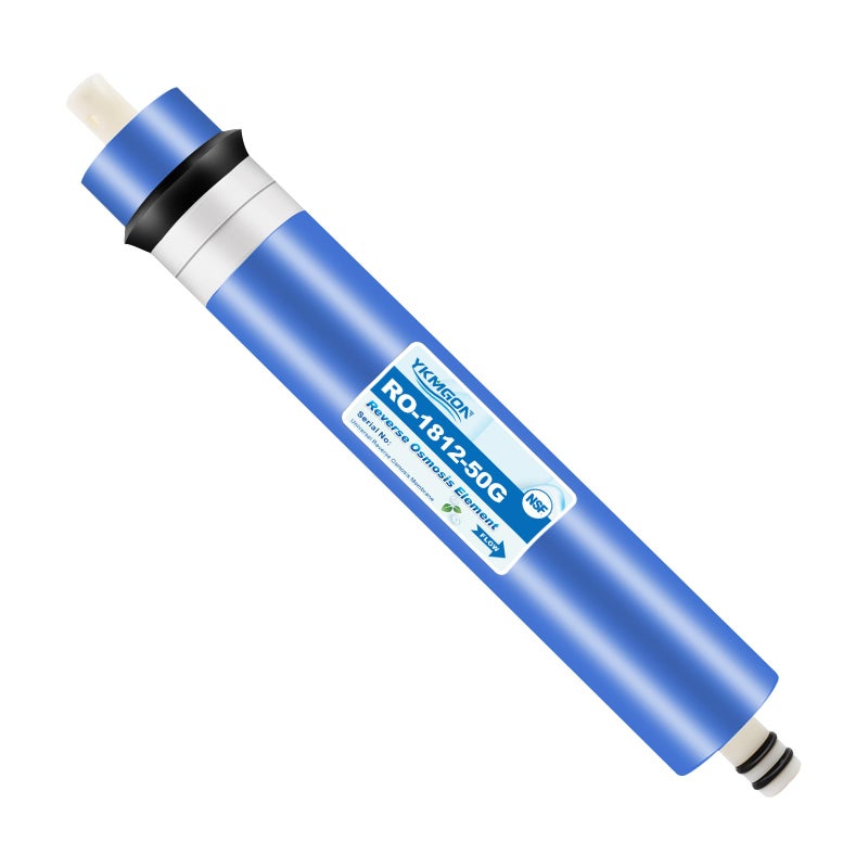 YKMGON 50 GPD Reverse Osmosis RO Membrane Element12x18 Replacement Water Filter or Under Sink Home Drinking RO Water Purifier System