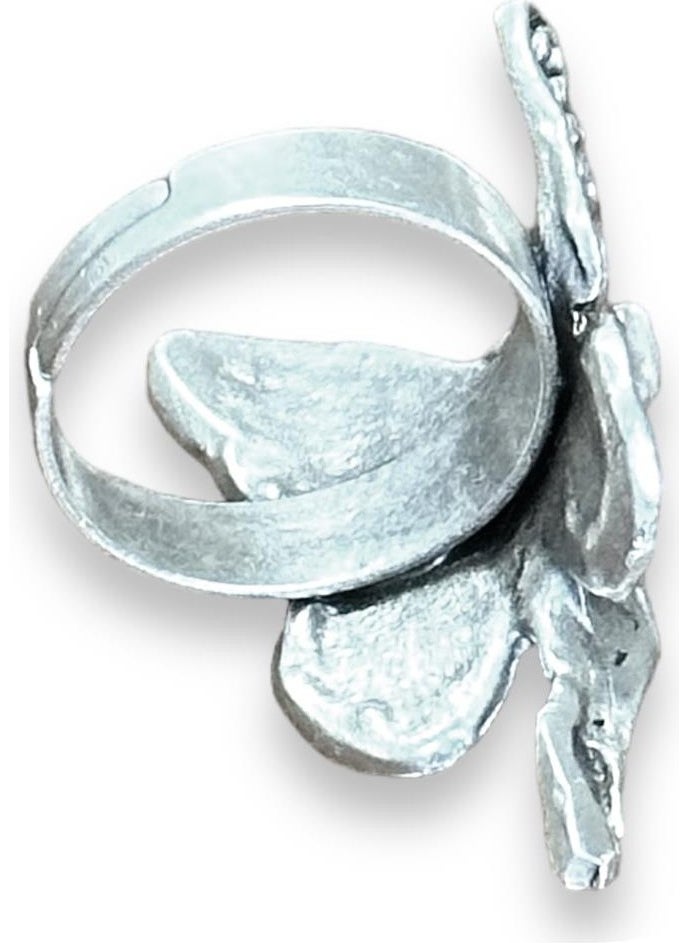 Takı Dükkanı Jewelry Shop Butterfly Wings Fairy Girl Adjustable Size Women's Ring BBY48  - Image 4