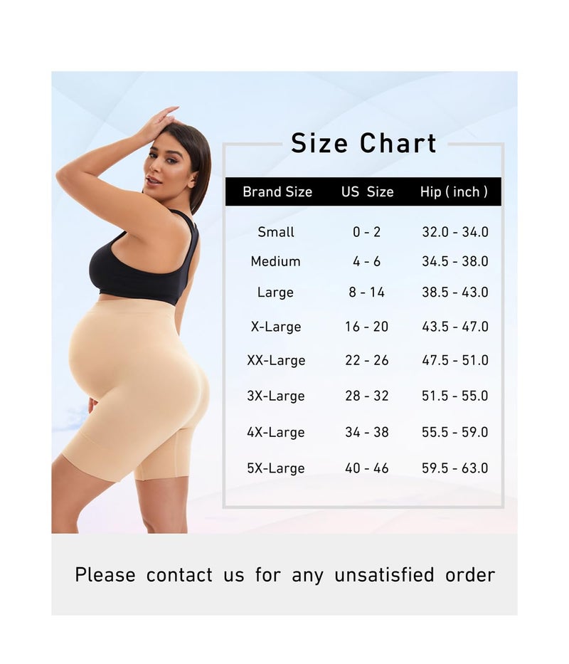 KUNINDOME Maternity Shaper, Nude + Black, X-Large - Image 5