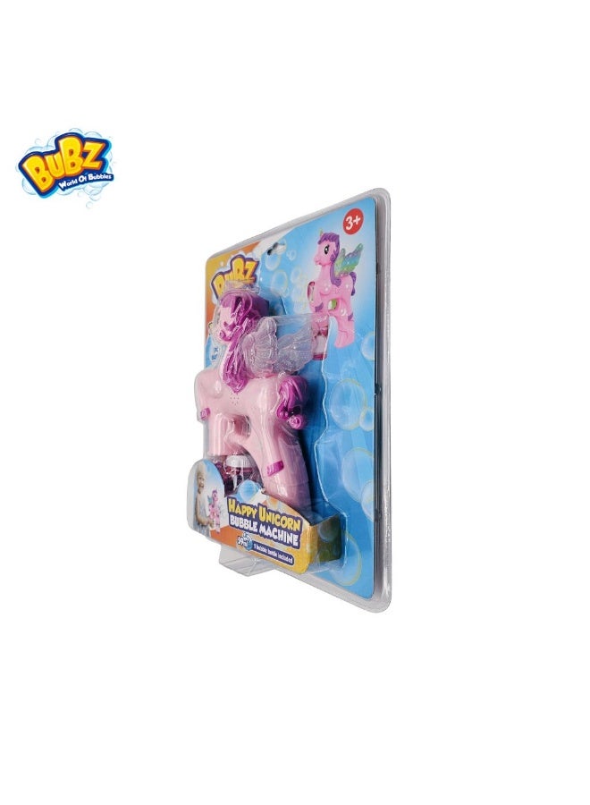 BUBZ Happy Unicorn Bubble Machine for Kids – Automatic Bubble Blower with Bubble Solution | Easy-to-Use Bubble Toy for Outdoor Play, Parties & Gifts – 3+ Years - Image 3