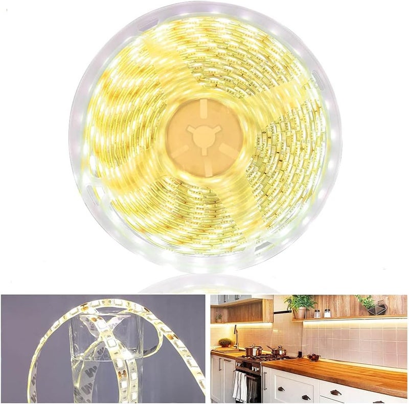 Meridian 5M Flexible 12V SMD 5050 LED Strip Light - Warm White CT - Image 1