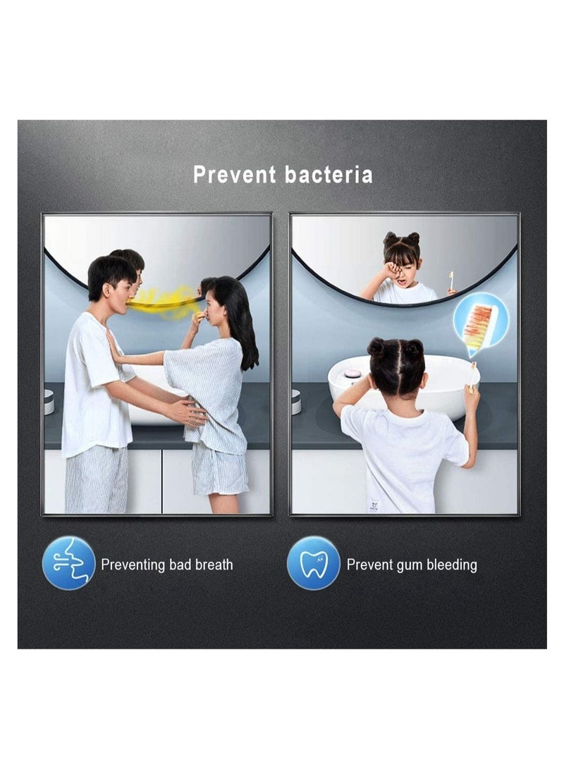 UV Toothbrush Sanitizer, Bathroom Toothbrush Holder Wall Mounted Ultraviolet Light Sterilizer,Toothbrush Organizer for Home, Bathroom, Shower - Image 4