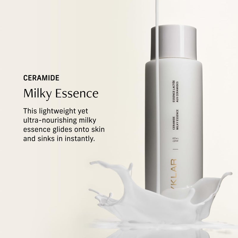 CYKLAR Ceramide Milky Essence â€“ Unscented Body Lotion for Dry, Sensitive Skin â€“ Lightweight Hydrating Ceramide Moisturizer for Skin Barrier with Polyglutamic Acid & Hydroxyethyl Urea - 8 fl oz - Image 2