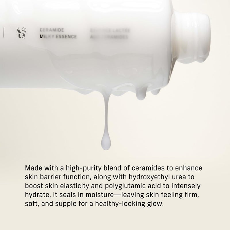 CYKLAR Ceramide Milky Essence â€“ Unscented Body Lotion for Dry, Sensitive Skin â€“ Lightweight Hydrating Ceramide Moisturizer for Skin Barrier with Polyglutamic Acid & Hydroxyethyl Urea - 8 fl oz - Image 3