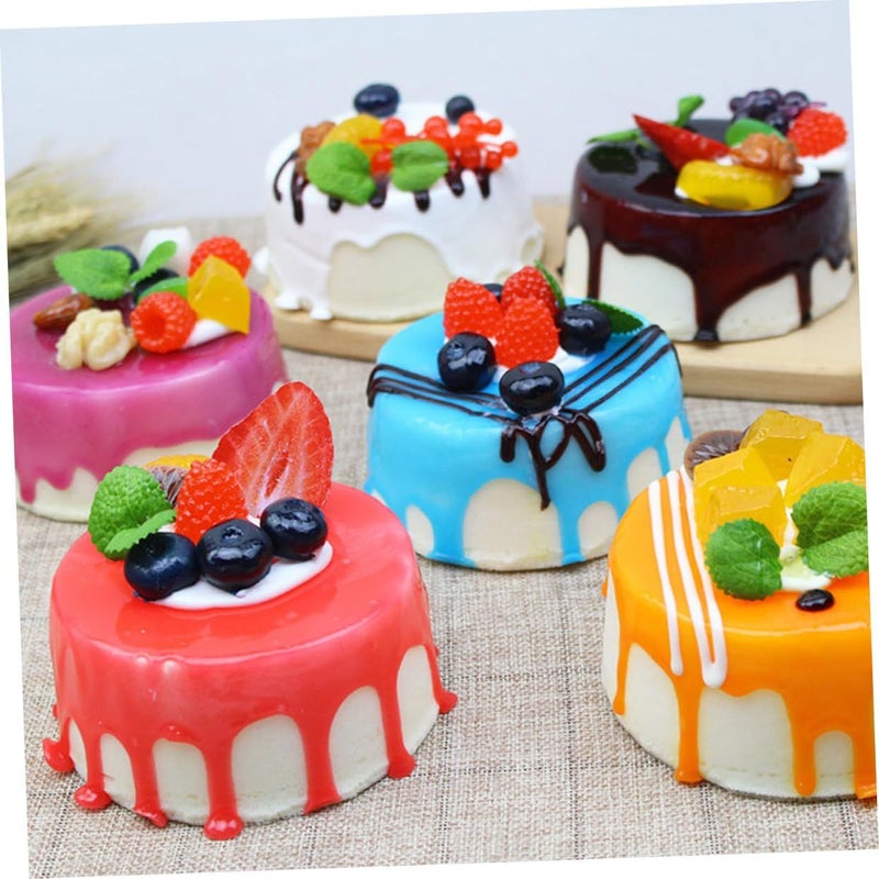 Realistic Fake Cake Decor Orange Berries Photo Prop For Home Store Display - Image 5