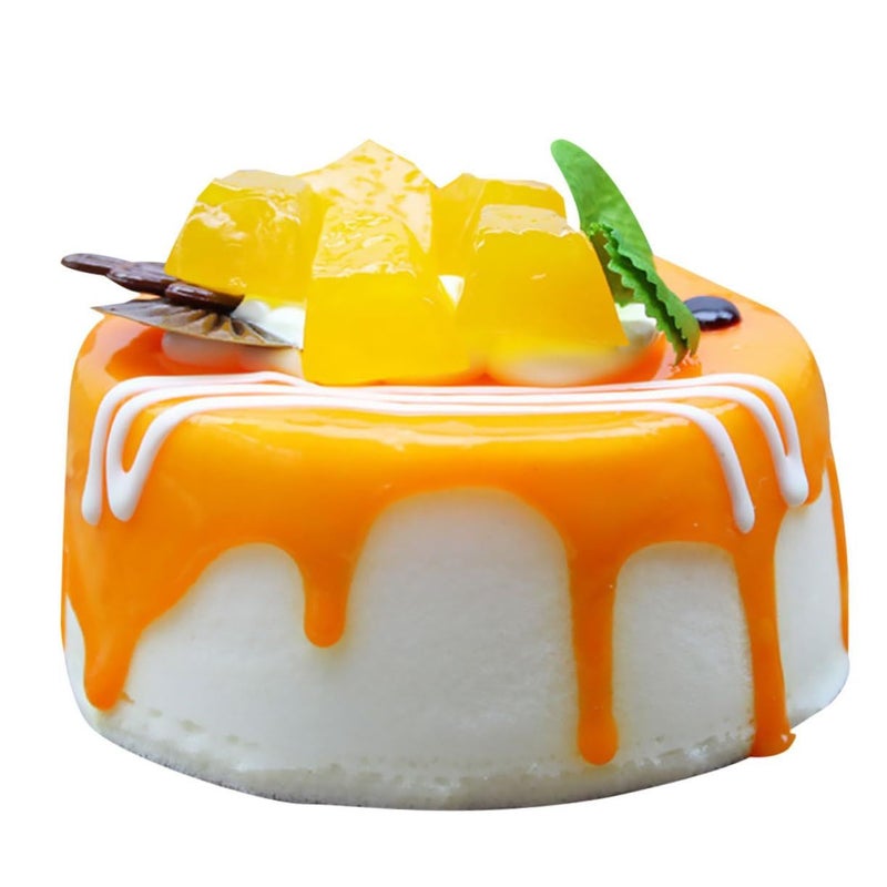 Realistic Fake Cake Decor Orange Berries Photo Prop For Home Store Display - Image 2