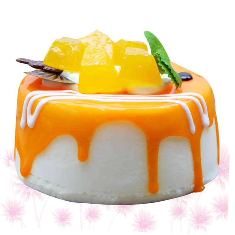 Realistic Fake Cake Decor Orange Berries Photo Prop For Home Store Display - Image 3