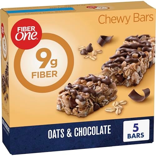 Fiber One Chewy Bars Oats and Chocolate Fiber Snacks 5 Ct 7 oz - Image 1