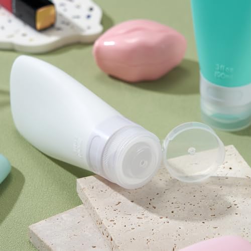 INSFIT Travel Bottles TSA Approved 3oz Leak Proof Containers for Toiletries BPA Free Refillable Accessories 4 Pack - Image 5