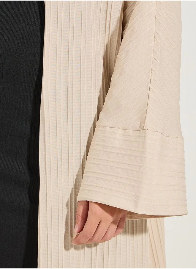 Styli Oversized Textured Midi Kimono