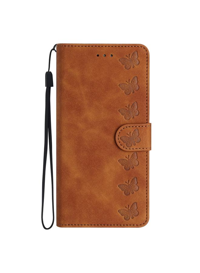 S-TOP Case For Nokia 5.3 Seven Butterflies Embossed Leather Phone Case - Image 2