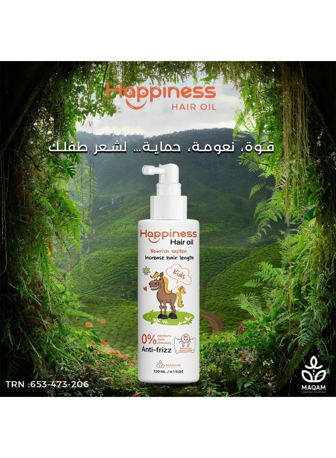 HAPPINESS Happiness Baby Hair Oil With Natural Oils 200 Ml - Image 2