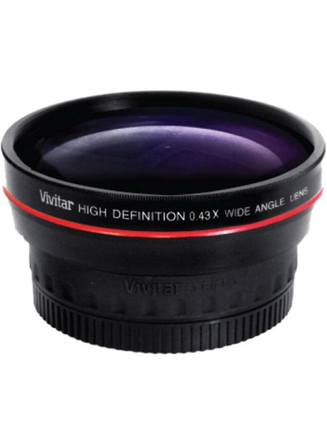Vivitar عدسة زاوية واسعة احترافية 52 مم 0.43X مع ماكرو - Image 1