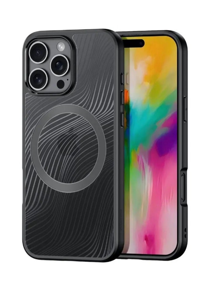 دوكس دوتشيز Dux Ducis Aimo Mag Series Case for iPhone 16 Pro - Black - Image 3