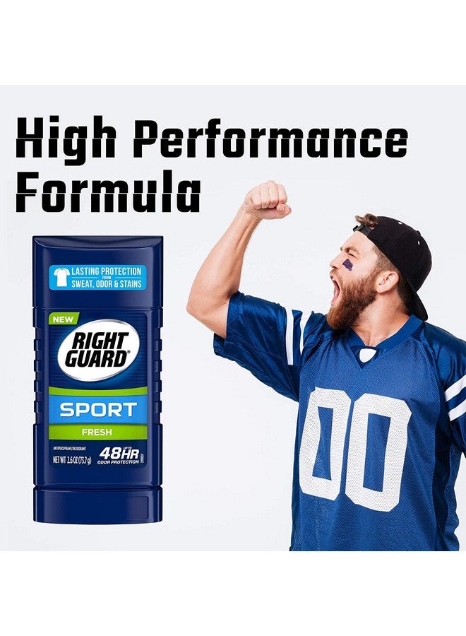 Right Guard Sport Antiperspirant Up To 48Hr, Fresh 2.6 Oz (Pack Of 3) - Image 4