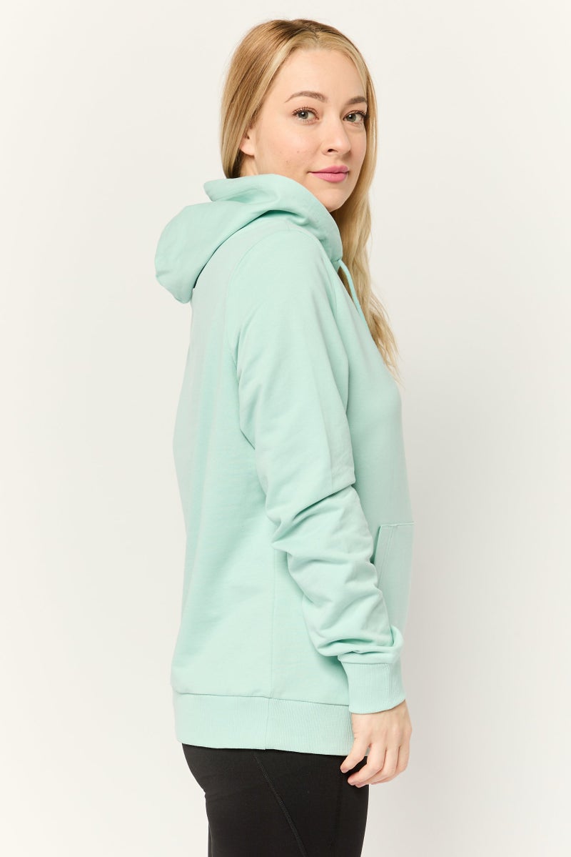 PUMA Women Sportswear Fit Long Sleeves Outdoor Hoodie, Mint Green  - Image 3