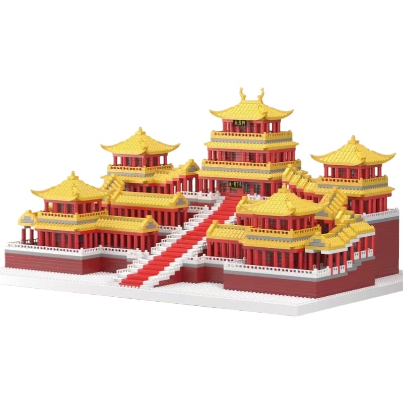 Aningde 5180Pcs Chinese Architecture Micro Building Bricks Model Kit for Adults Detailed Architectural Display Model Ages 14 - Image 1
