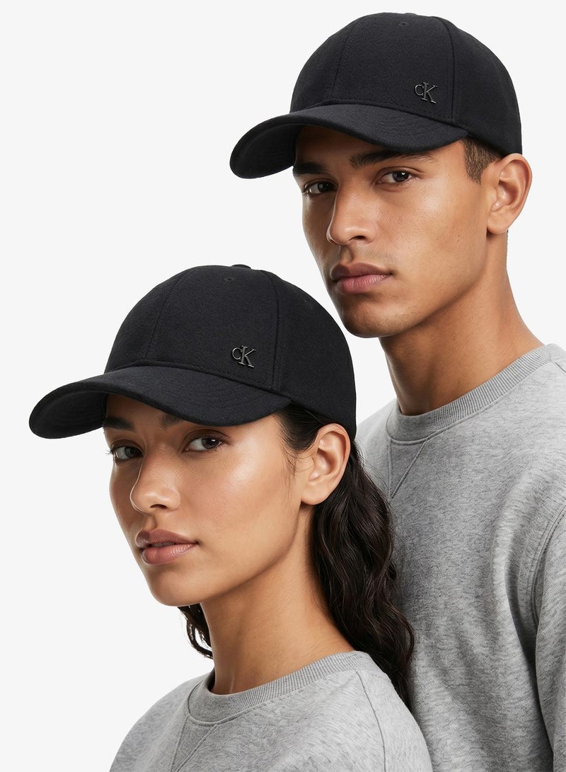 CALVIN KLEIN METAL PLAQUE curved peak CAP - Image 4