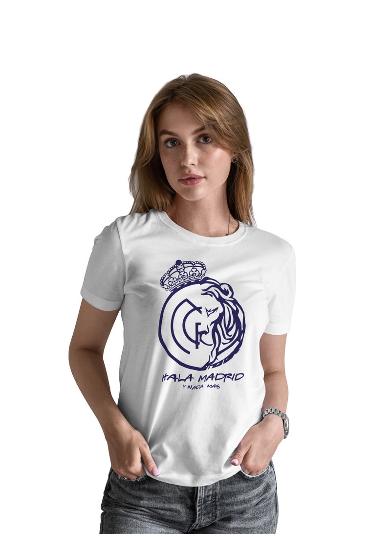 Fashion World Cotton T-shirt Printed with High-quality Real Madrid Club - Image 1