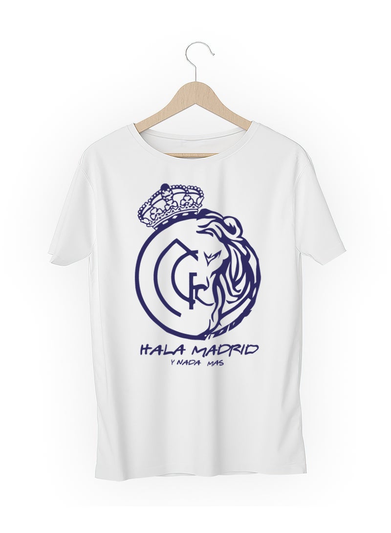 Fashion World Cotton T-shirt Printed with High-quality Real Madrid Club - Image 3