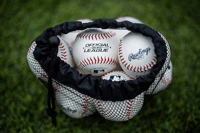 Rawlings كرات بيسبول رسمية للاستخدام الترفيهي | للشباب | حقيبة من 12 | OLB3BAG12 | 12 قطعة - Image 5