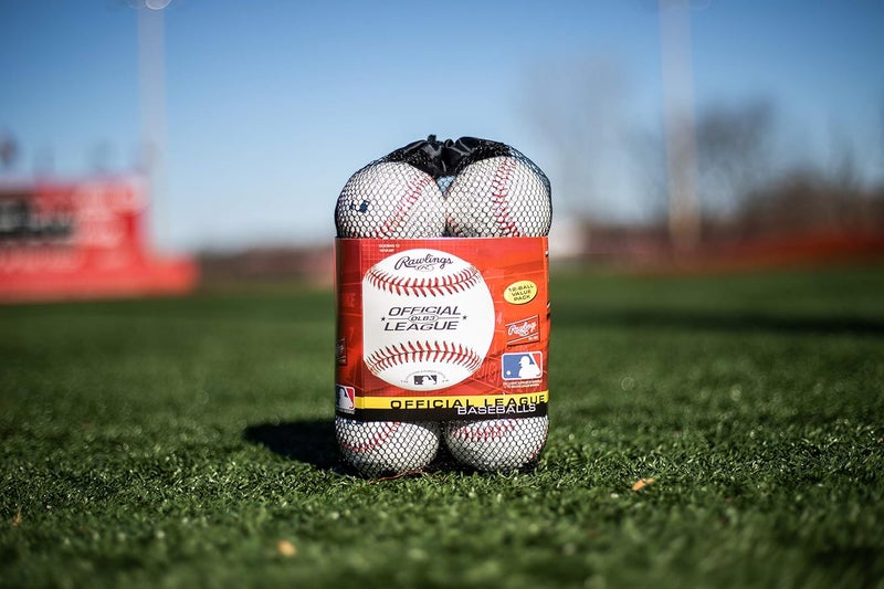 Rawlings كرات بيسبول رسمية للاستخدام الترفيهي | للشباب | حقيبة من 12 | OLB3BAG12 | 12 قطعة - Image 3