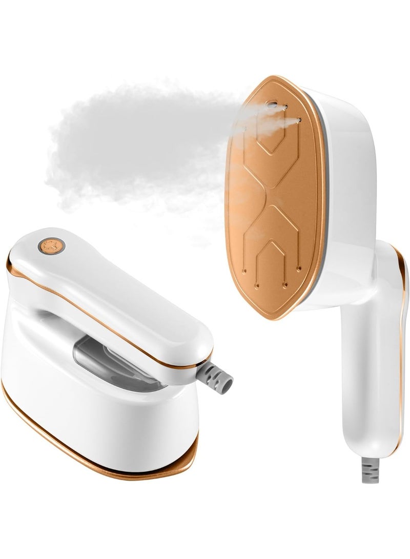 هايابوينت مكواة بخار محمولة باليد، مكواة بخار عالية الطاقة بقوة 1200 وات مع تسخين سريع في 9 ثوانٍ، خزان مياه سعة 150 مل، 3 مستويات بخار، مزيل للتجاعيد للمنزل والسفر والمكتب - Image 1