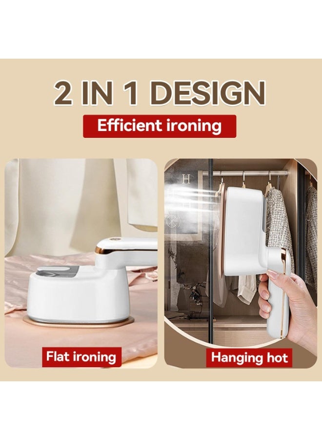 هايابوينت مكواة بخار محمولة باليد، مكواة بخار عالية الطاقة بقوة 1200 وات مع تسخين سريع في 9 ثوانٍ، خزان مياه سعة 150 مل، 3 مستويات بخار، مزيل للتجاعيد للمنزل والسفر والمكتب - Image 2