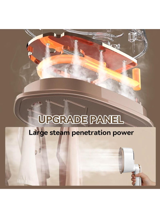 هايابوينت مكواة بخار محمولة باليد، مكواة بخار عالية الطاقة بقوة 1200 وات مع تسخين سريع في 9 ثوانٍ، خزان مياه سعة 150 مل، 3 مستويات بخار، مزيل للتجاعيد للمنزل والسفر والمكتب - Image 3