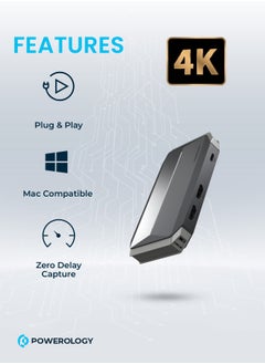 Powerology Audio & Video 4K Capture Card Multi-Device Broadcasting  - Image 2